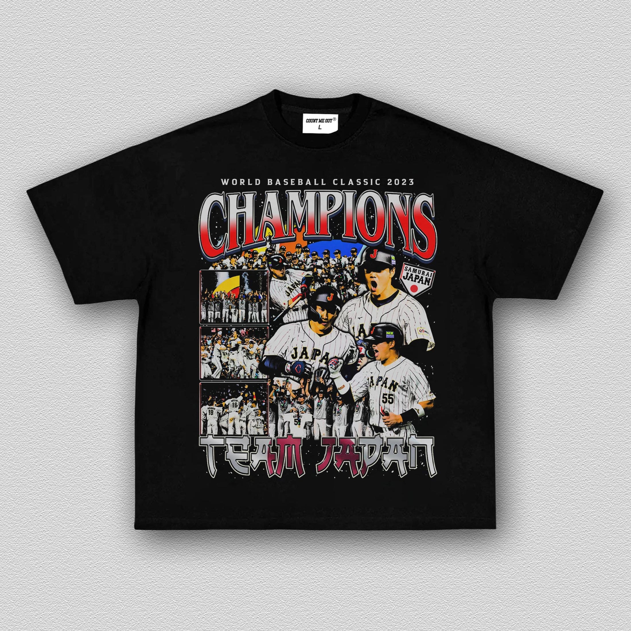 COUNTMEOUT WBC JAPAN TEAM TEE