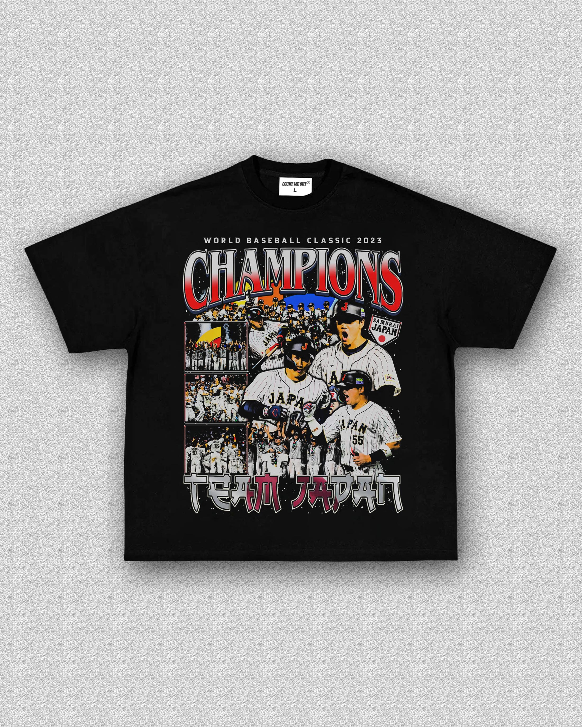 COUNTMEOUT WBC JAPAN TEAM TEE