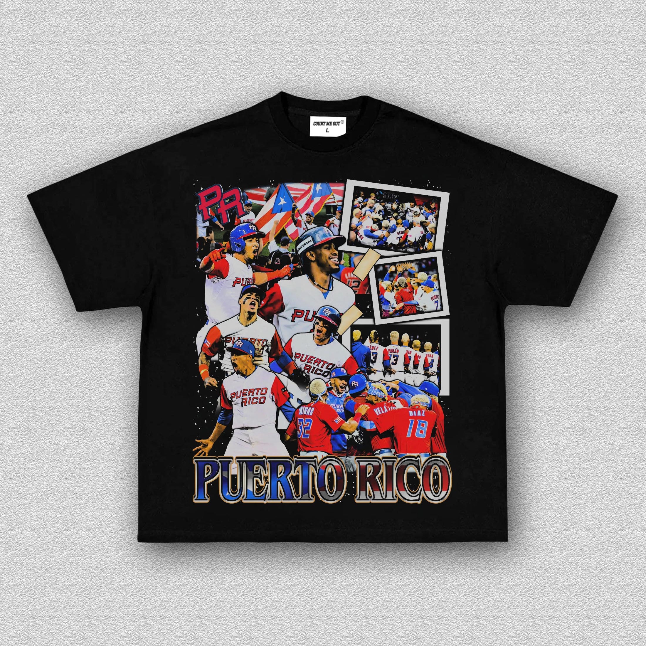 COUNTMEOUT WBC TEAM PUERTO RICO TEE