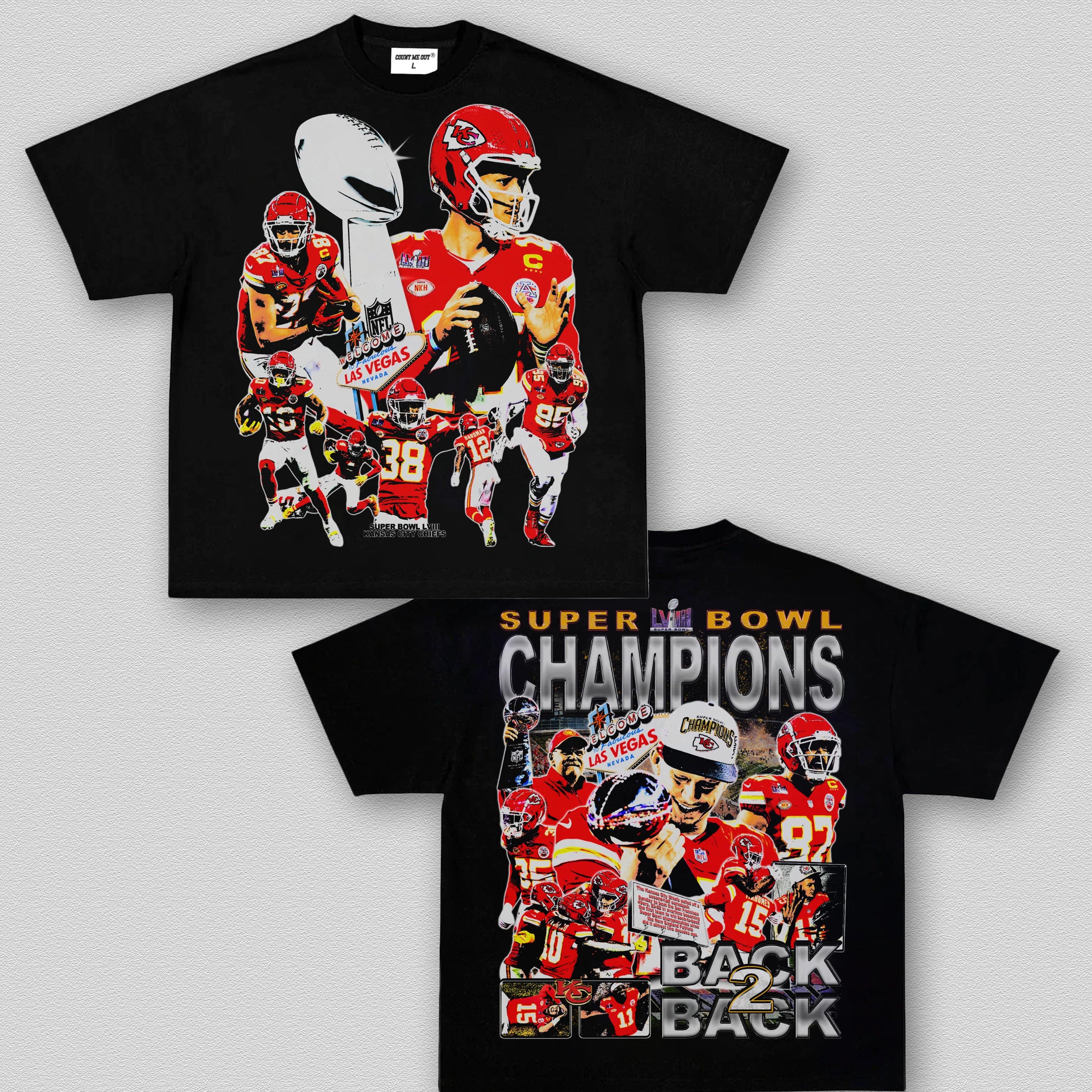 COUNTMEOUT BACK 2 BACK CHAMPS TEE