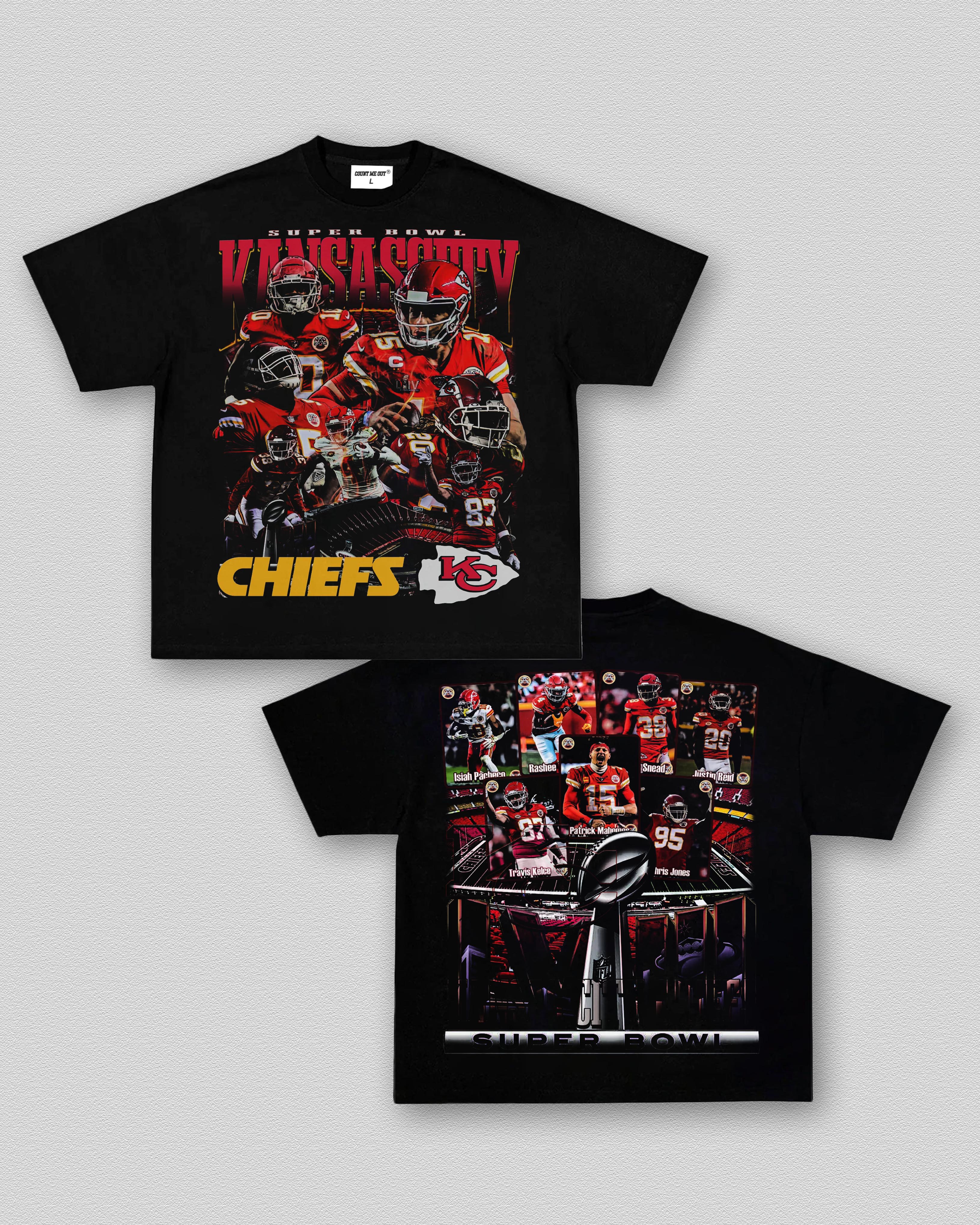 COUNTMEOUT KC CHIEFS - SB LVIII TEE