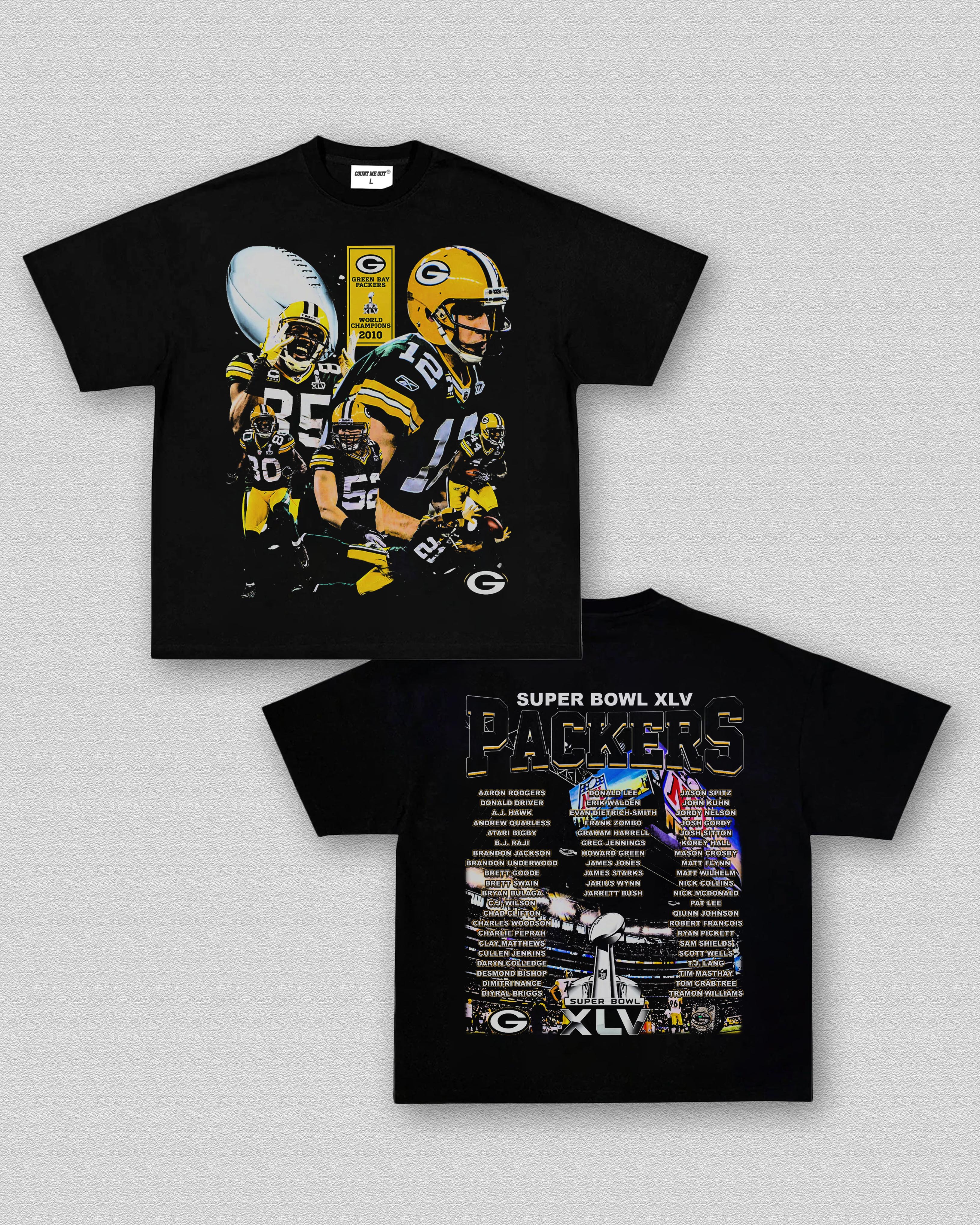 COUNTMEOUT SUPER BOWL XLV CHAMPS - PACKERS TEE