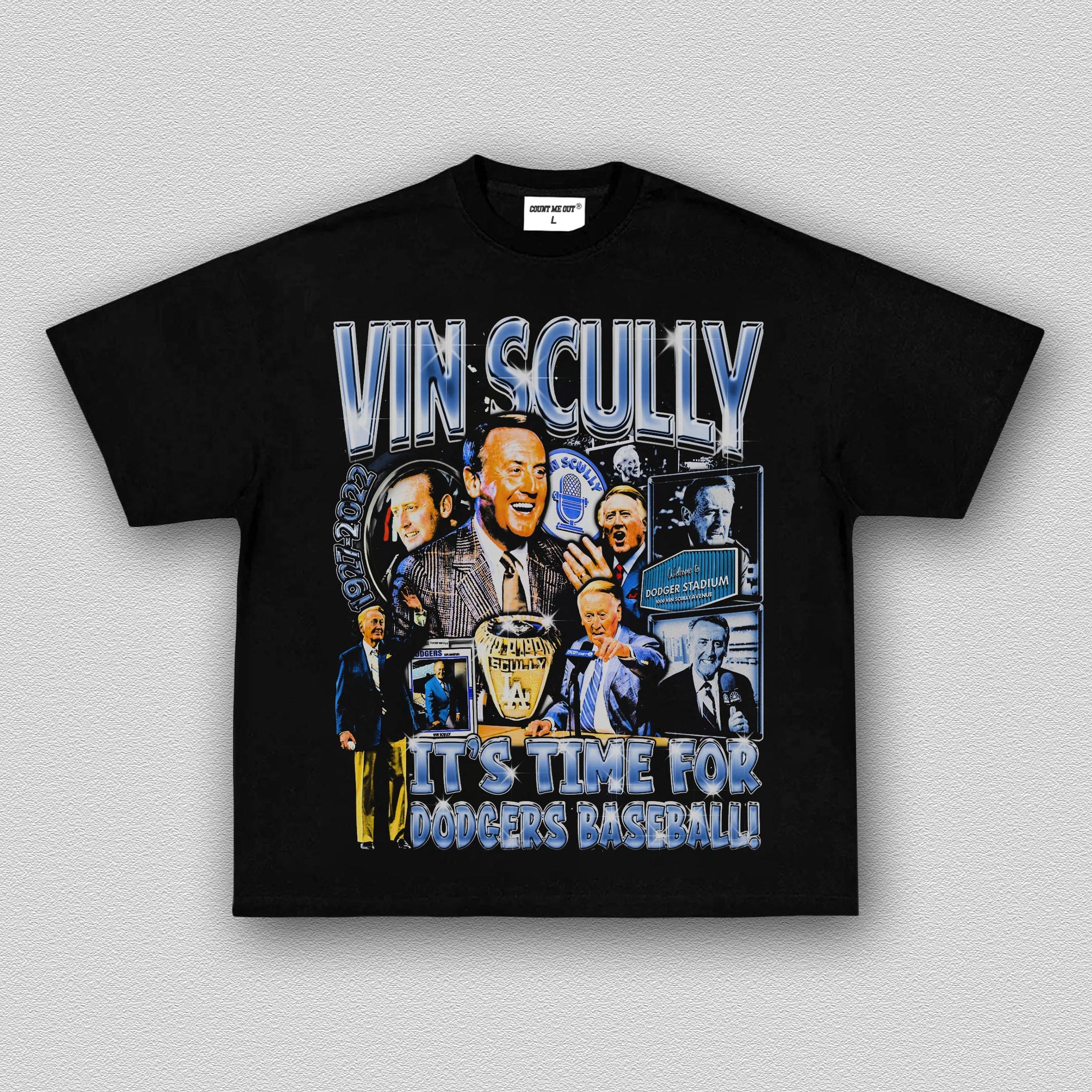 COUNTMEOUT VIN SCULLY TEE