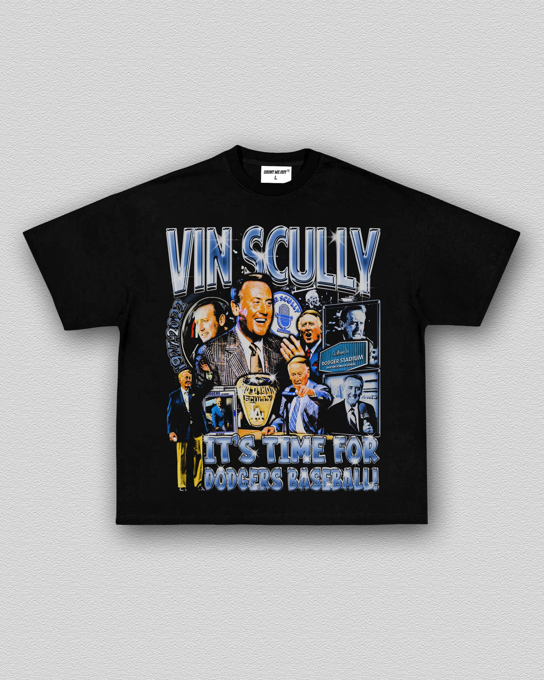 COUNTMEOUT VIN SCULLY TEE