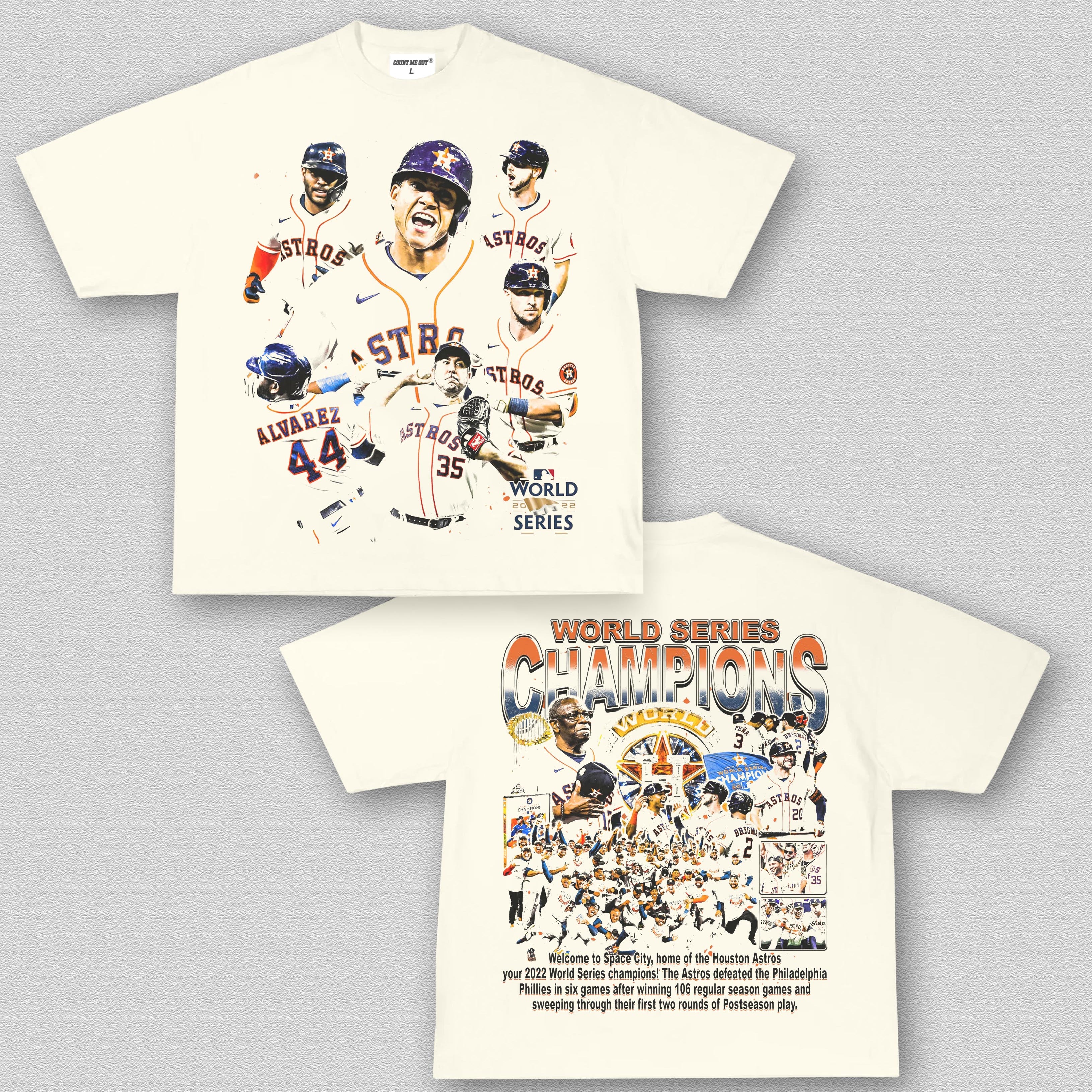 COUNTMEOUT 2022 WORLD SERIES CHAMPS - ASTROS TEE