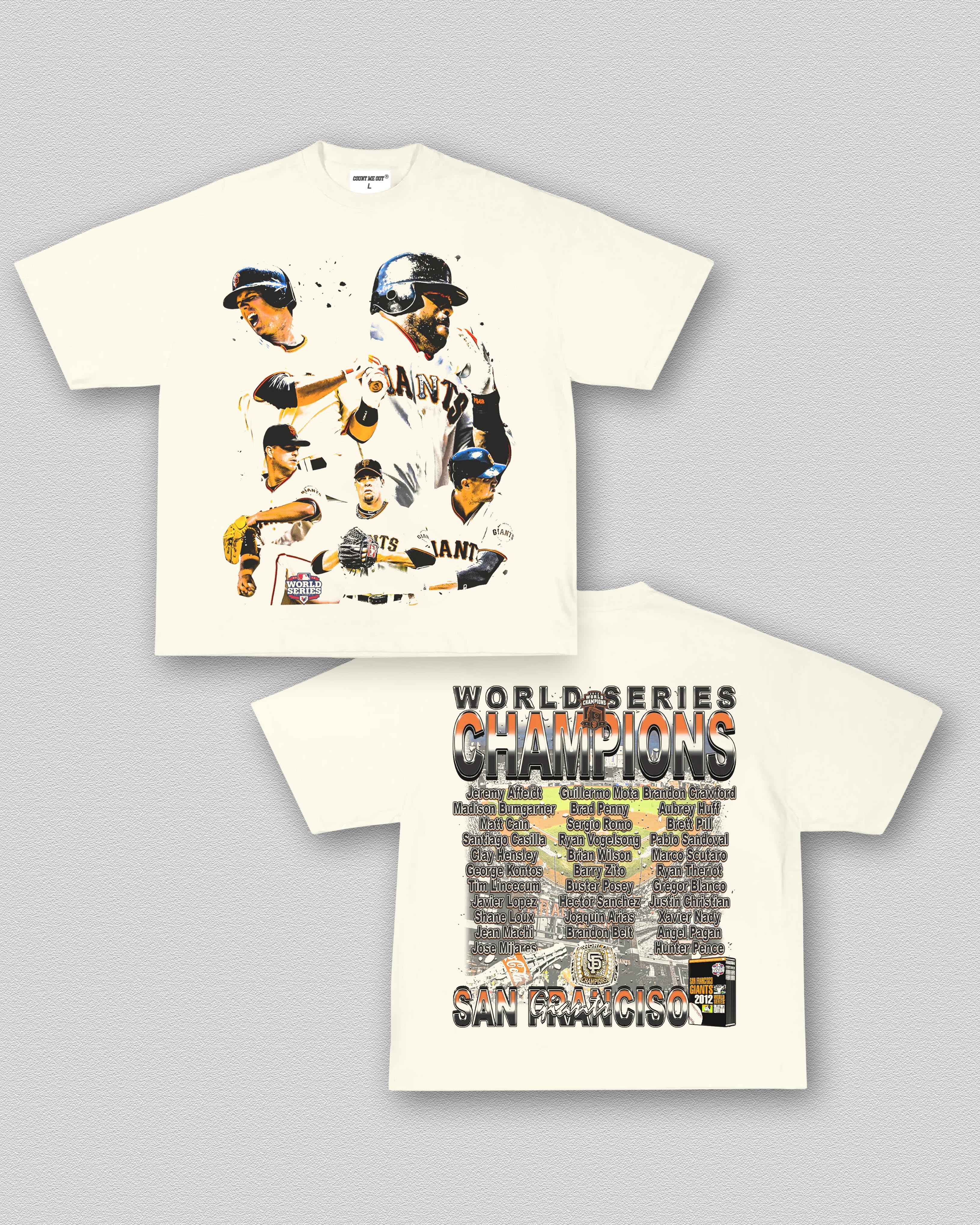 COUNTMEOUT 2012 WORLD SERIES CHAMPS - GIANTS TEE