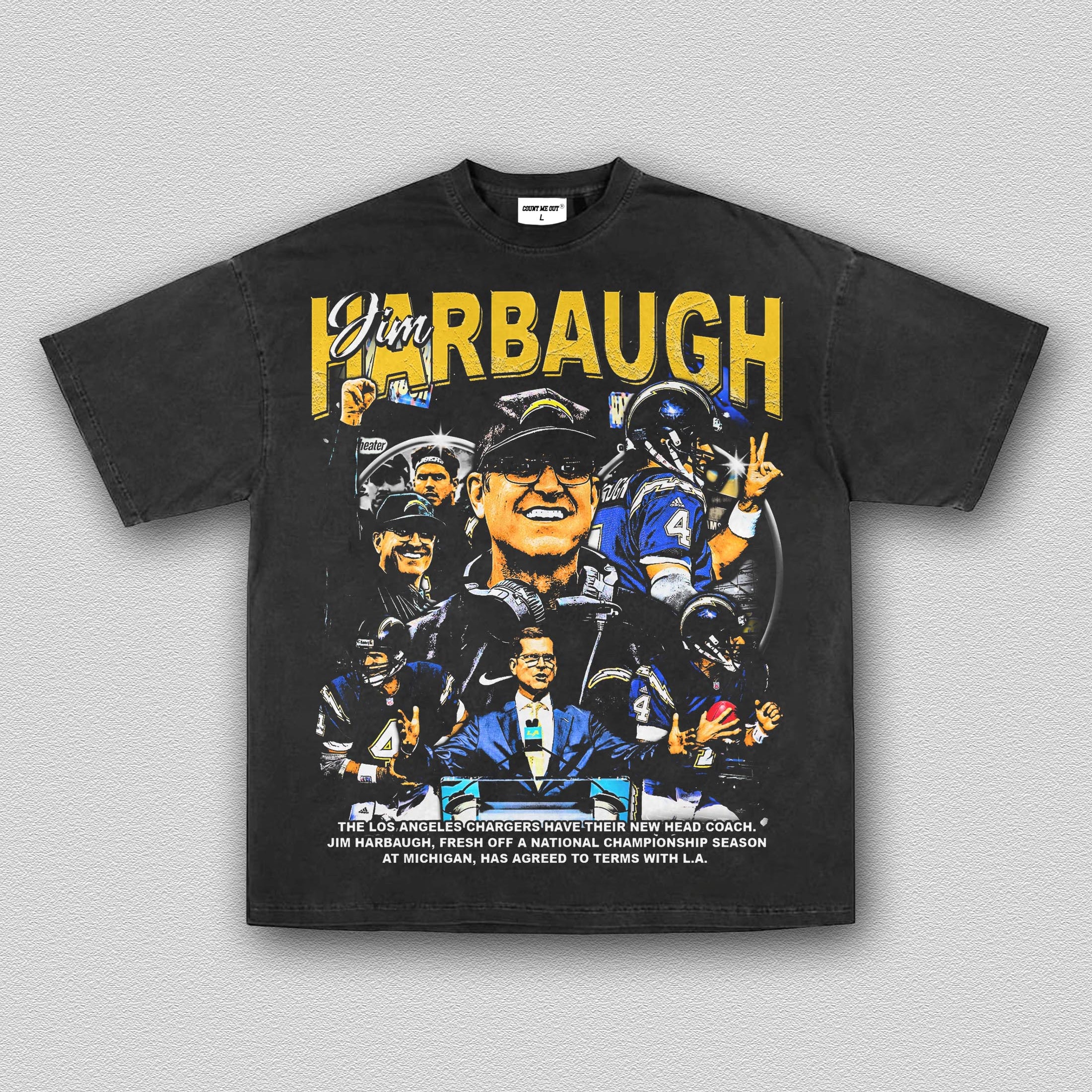 COUNTMEOUT JIM HARBAUGH V2 TEE