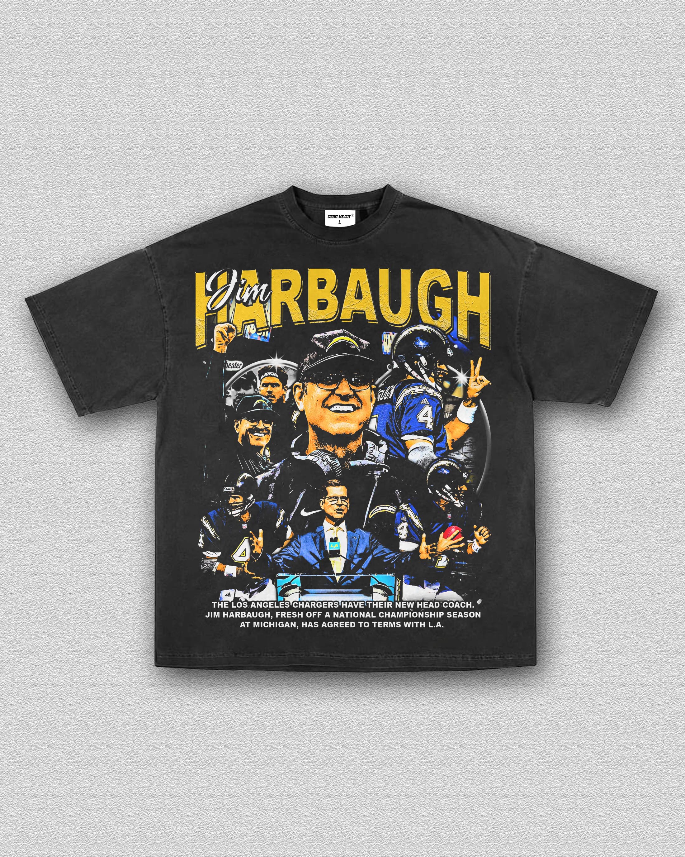 COUNTMEOUT JIM HARBAUGH V2 TEE